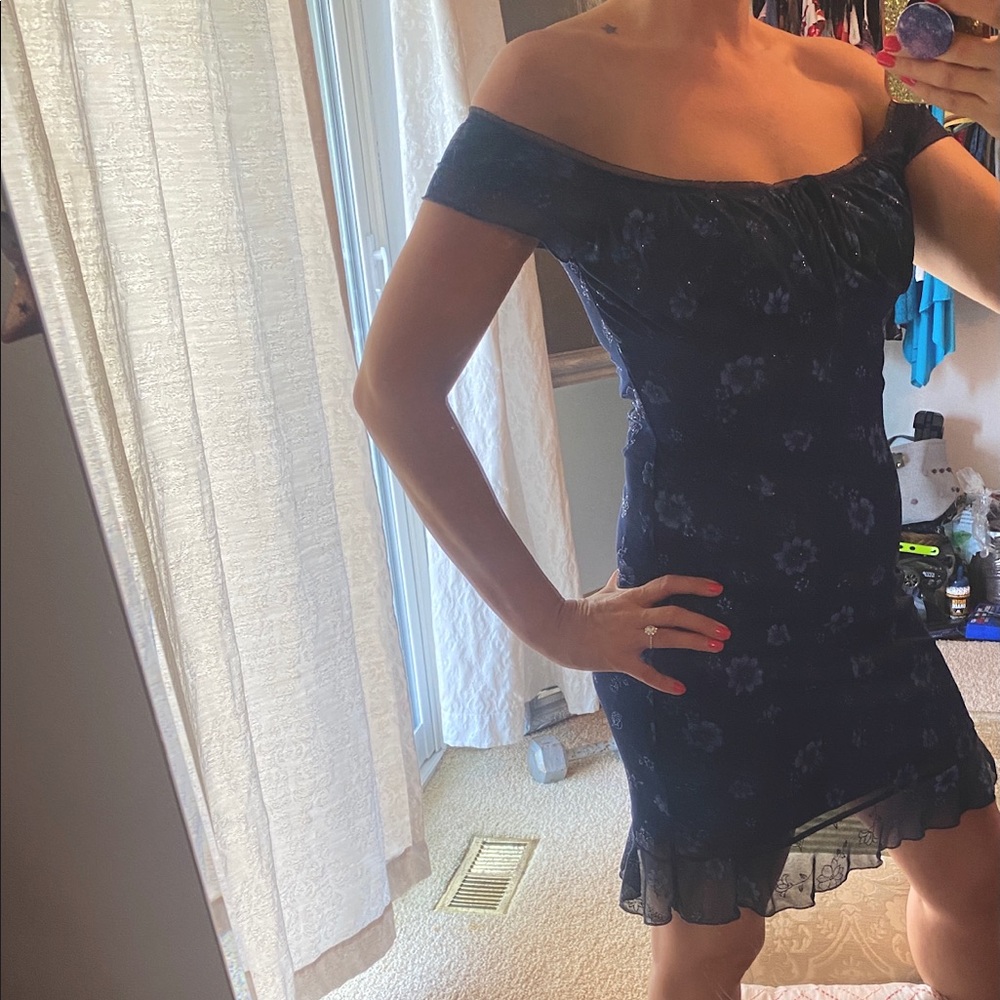Night out blue dress